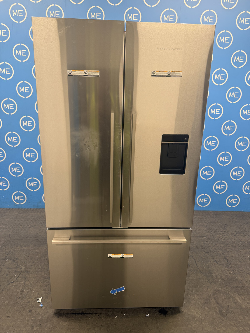 Fisher & Paykel RF540ADUX6 Series 7 American Fridge Freezer, Stainless Steel, E Rated,  Plumbed - Damaged Item Image