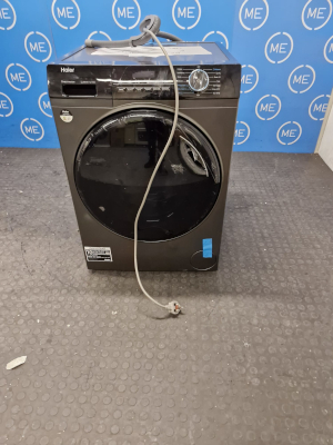 Haier HWD90-B14939S8 Washer Dryer, 9kg/6kg, 1400 Spin, Grey, D Rated - Damaged Item Image