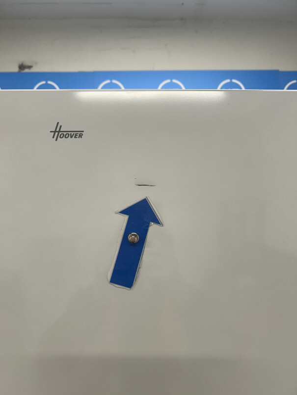 Hoover HONCQ2T618AWK No Frost Fridge Freezer, 60/40, White, A Rated - Damaged Item Image