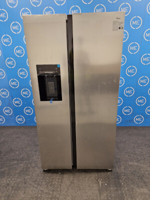 Hoover HOSS3T918EIXK American Fridge Freezer, Silver, E Rated,  Non-Plumbed - Damaged Item Image