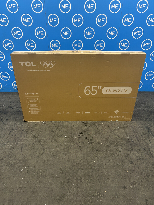 TCL 65P8K 65" QLED Smart Television, 4K Ultra HD, Grey, F Rated - Damaged Item Image