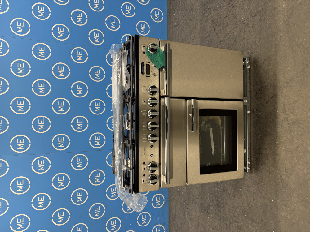 Rangemaster PROP90DFFSS/C 90cm Dual Fuel Range Cooker Professional Plus Stainless Steel / Chrome, A Rated - Damaged Item Image