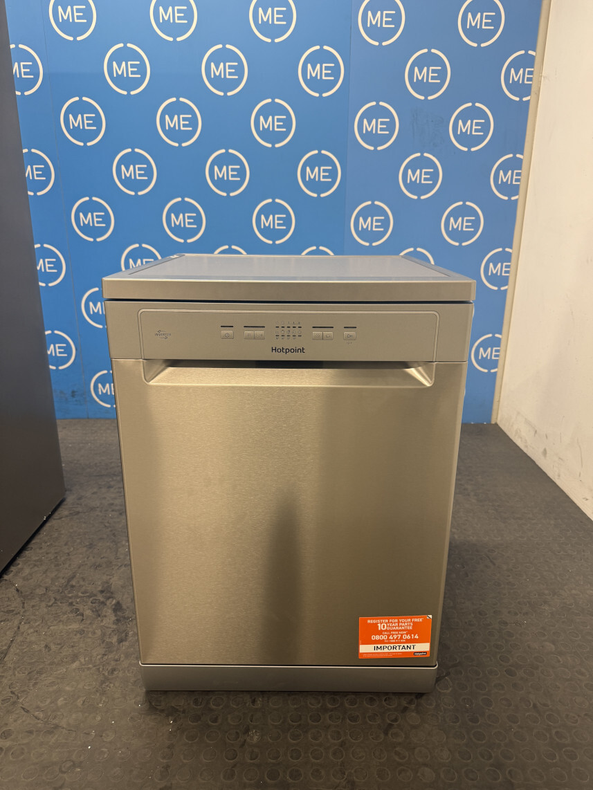 Hotpoint H2FHL626XUK Dishwasher, 14 Place Settings, Stainless Steel, E Rated - Damaged Item Image