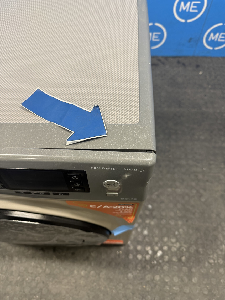 Hotpoint NDD 10748 GDA UK Washer Dryer, 10kg/7kg, 1400 Spin, Grey, C Rated - Damaged Item Image