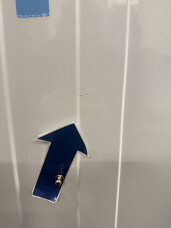 Hotpoint HDG5GCW Gas Cooker with Double Oven, White, A+ Rated - Damaged Item Image