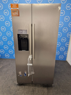 Hotpoint HPG2 6573W XP4UK American Fridge Freezer, Silver, E Rated,  Plumbed - Damaged Item Image