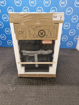 Indesit IDG6GS Gas Cooker with Double Oven, Silver, A+ Rated - Damaged Item Image