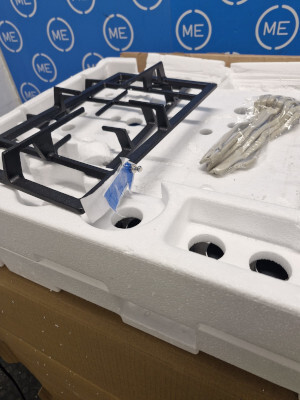 Beko CIHYG32SXE 75cm 5 Burner Gas Hob, Stainless Steel - Damaged Item Image