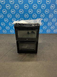 AEG CKX6540ACB Dual Fuel Cooker with Double Oven, Black, A Rated - Damaged Item Image