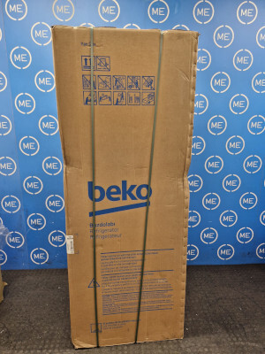 Beko CNG4692S No Frost Fridge Freezer, 50/50, Stainless Steel, E Rated - Damaged Item Image