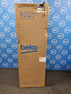 Beko CNG4692S No Frost Fridge Freezer, 50/50, Stainless Steel, E Rated - Damaged Item Image