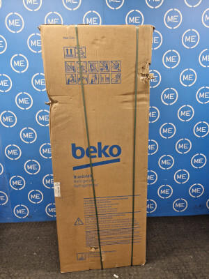 Beko CNG4692S No Frost Fridge Freezer, 50/50, Stainless Steel, E Rated - Damaged Item Image