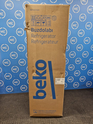 Beko CNG4692S No Frost Fridge Freezer, 50/50, Stainless Steel, E Rated - Damaged Item Image