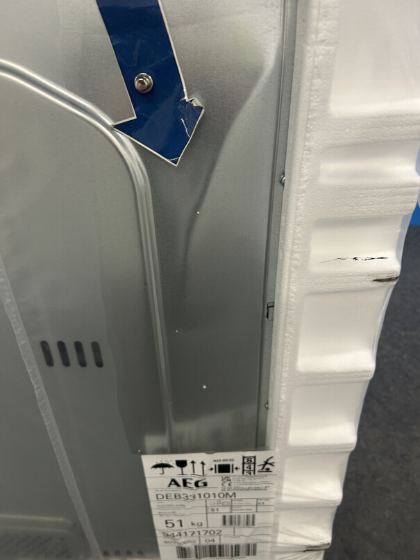 AEG DEB331010M SurroundCook Built-In Electric Double Oven, Stainless Steel, A Rated - Damaged Item Image