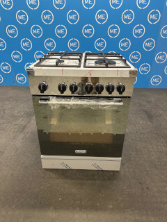 DeLonghi DSC 626MLX-1 Modern Single Oven Dual Fuel Cooker, Stainless Steel, A Rated - Damaged Item Image