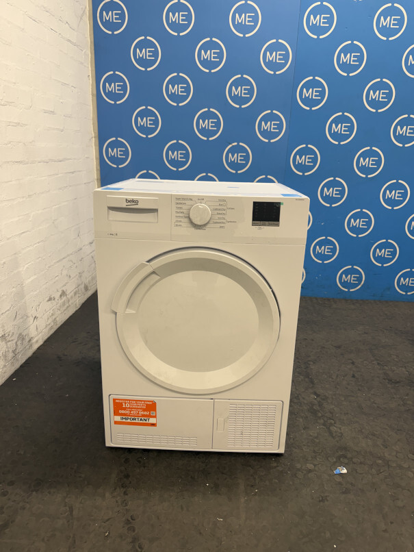 Beko DTLCE80051W Condenser Tumble Dryer, 8kg, White, B Rated - Damaged Item Image