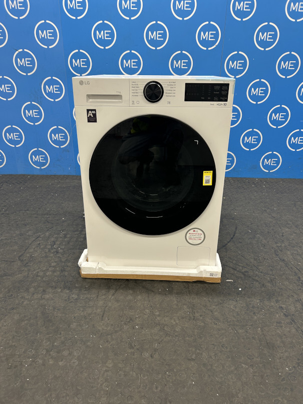 LG F4X5011TWB Series 5 11kg Direct Drive Washing Machine, 1400 Spin, White, A Rated - Damaged Item Image