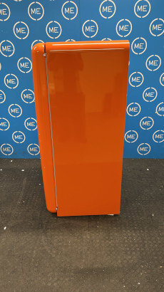 Smeg FAB28ROR6 Retro Tall Fridge with Ice Box, Orange, C Rated - Damaged Item Image