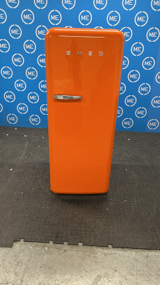 Smeg FAB28ROR6 Retro Tall Fridge with Ice Box, Orange, C Rated - Damaged Item Image