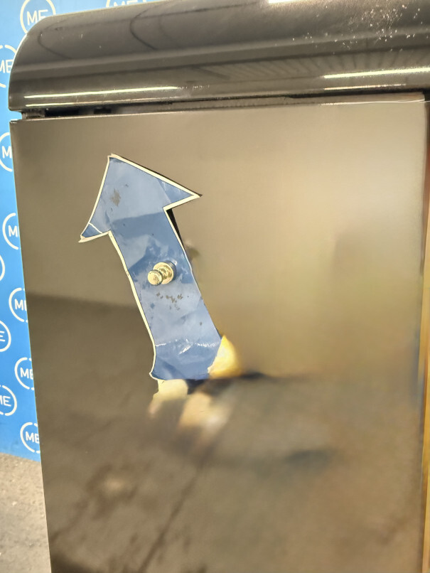 Smeg FAB30RBL6UK Retro Static Fridge Freezer, 80/20, Black, C Rated - Damaged Item Image