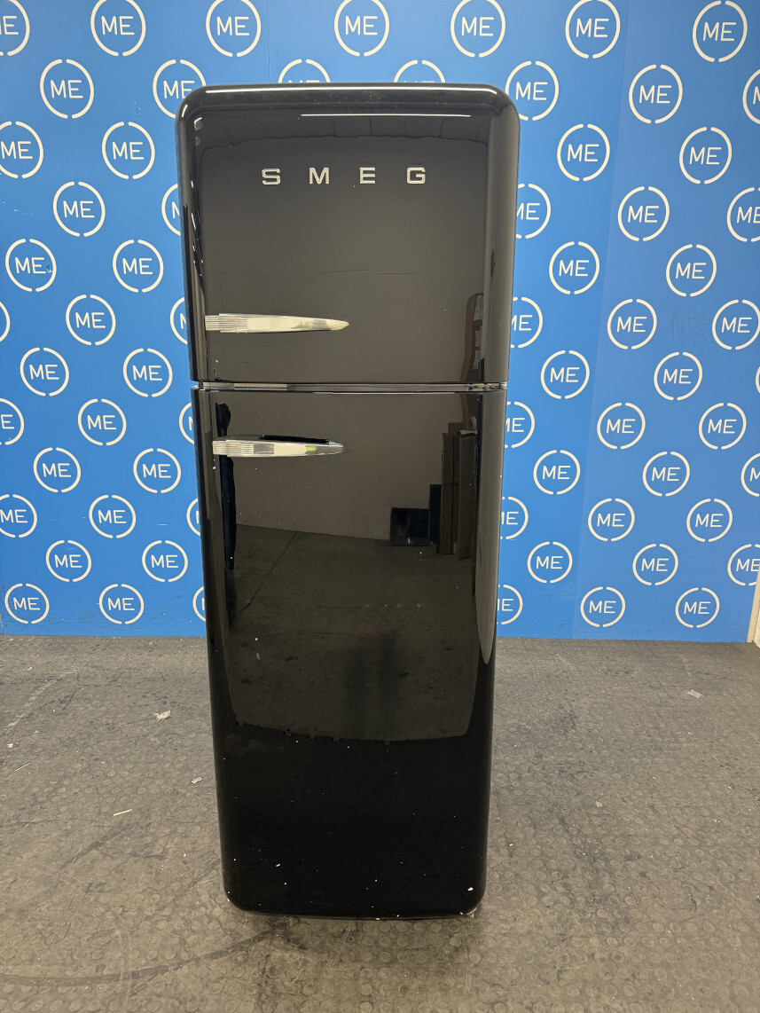 Smeg FAB30RBL6UK Retro Static Fridge Freezer, 80/20, Black, C Rated - Damaged Item Image