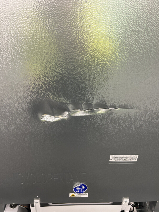 LG GBM21HSADH Total No Frost Fridge Freezer, 60/40, Silver, D Rated - Damaged Item Image