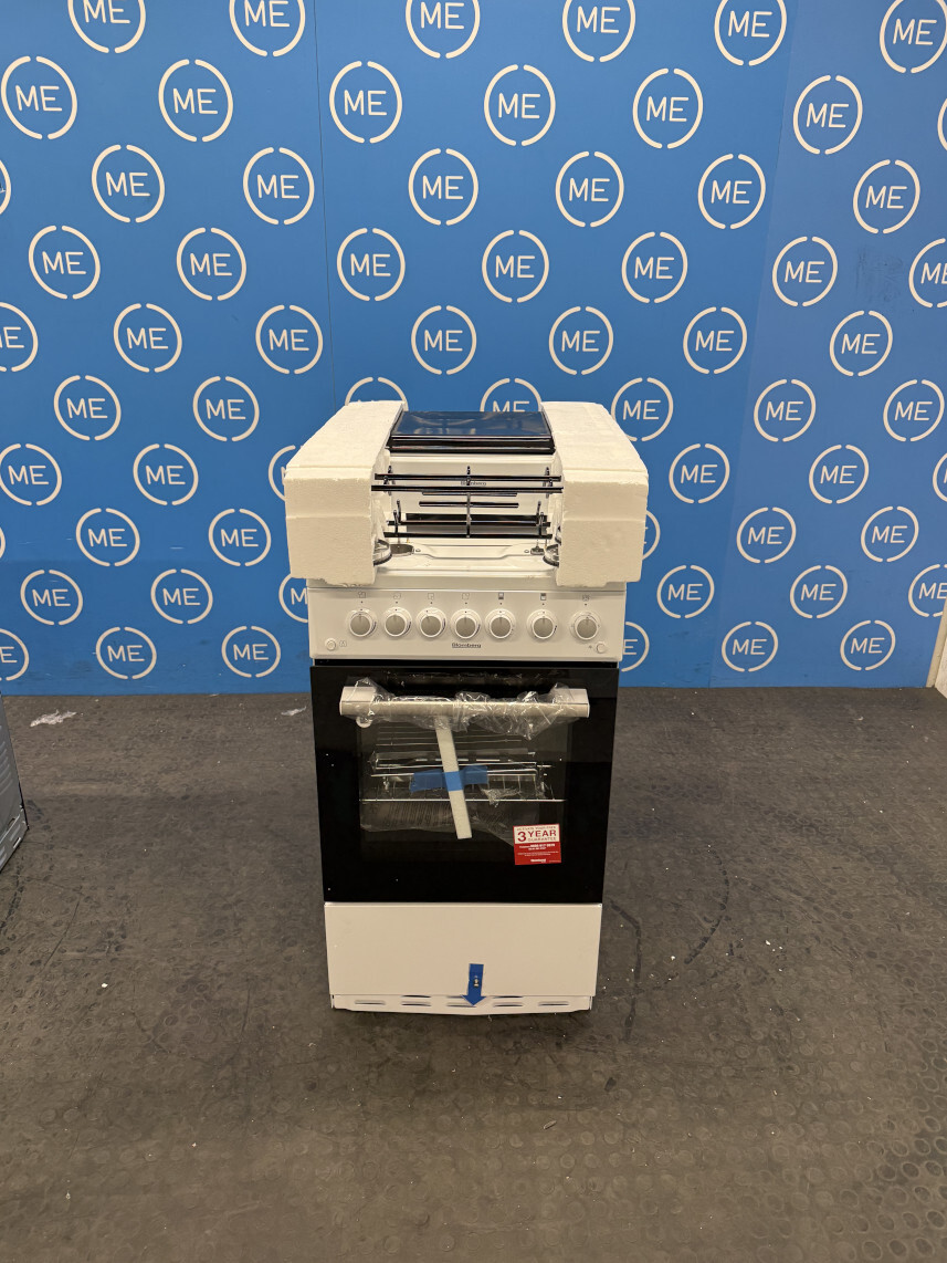 Blomberg GGS9151W Gas Cooker High Level Grill, White, A Rated - Damaged Item Image