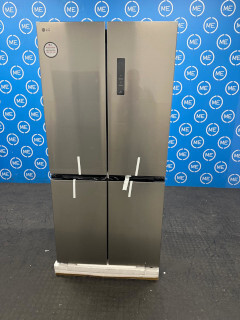 LG GMM41MSBEM American Fridge Freezer, Silver, E Rated,  Non-Plumbed - Damaged Item Image
