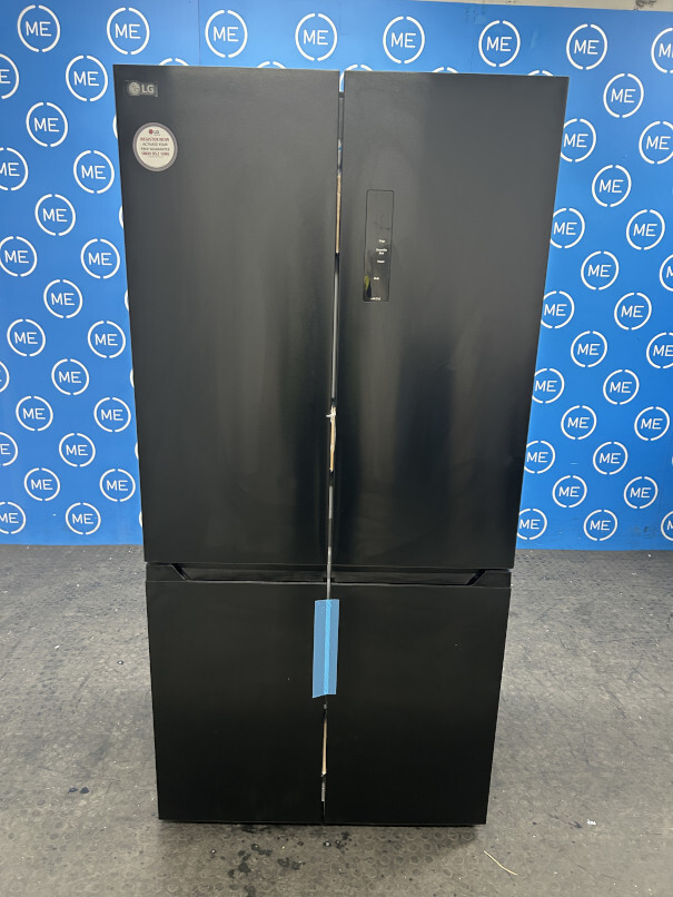 LG GMM42ABBEH American Fridge Freezer, Black, E Rated,  Non-Plumbed - Damaged Item Image