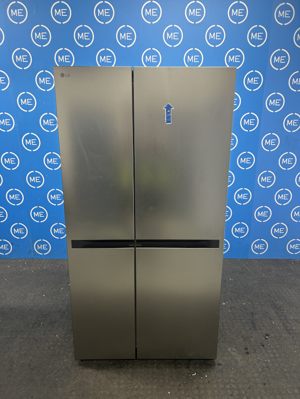 LG GSBC40PYPE American Fridge Freezer, Silver, E Rated,  Non-Plumbed - Damaged Item Image