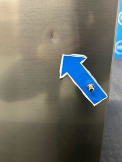 LG GSGV80PYLL InstaView� American Fridge Freezer with Plumbed Ice and Water Dispenser, Silver, E Rated,  Plumbed - Damaged Item Image