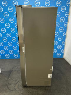 LG GSGV80PYLL InstaView� American Fridge Freezer with Plumbed Ice and Water Dispenser, Silver, E Rated,  Plumbed - Damaged Item Image