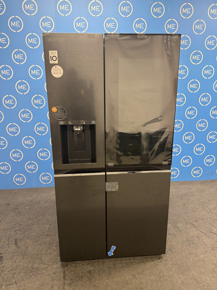 LG GSGV81EPLD American Fridge Freezer, Black, D Rated,  Non-Plumbed - Damaged Item Image