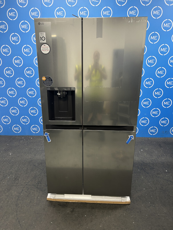 LG GSLC40PYPE American Fridge Freezer, Silver, E Rated,  Plumbed - Damaged Item Image