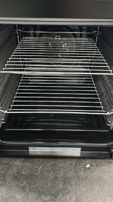 Hisense HDCEC5C10B Ceramic Electric Cooker with Double Oven, Black, A Rated - Damaged Item Image