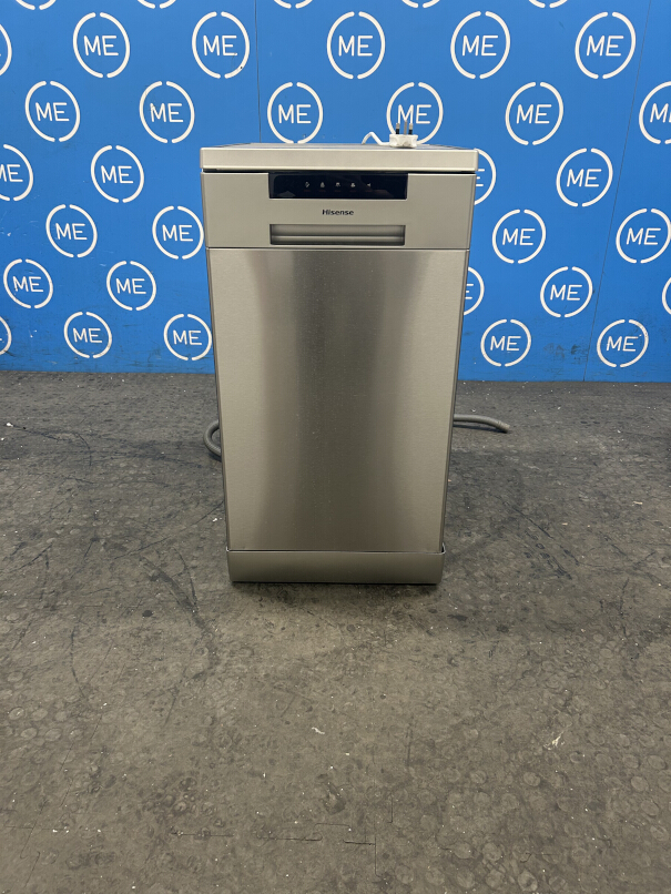 Hisense HS523E15XUK Slimline Dishwasher, 10 Place Settings, Stainless Steel, E Rated - Damaged Item Image
