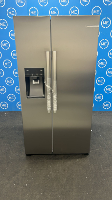 Bosch KAD93AIERG Series 6 American Fridge Freezer, Stainless Steel, E Rated,  Plumbed - Damaged Item Image