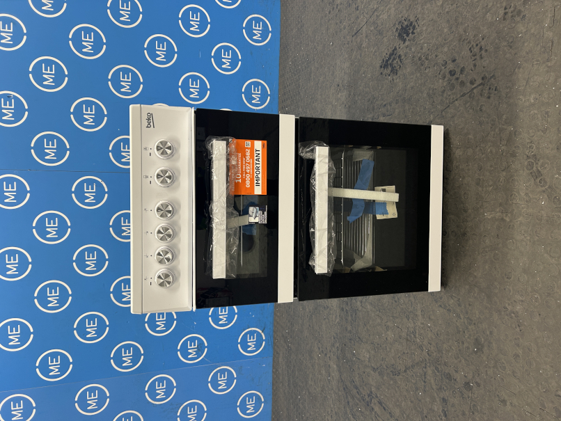 Beko KDVC563AW Ceramic Electric Cooker with Double Oven, White, A Rated - Damaged Item Image