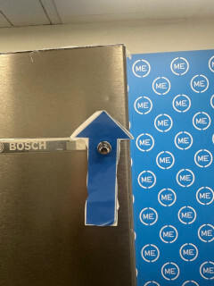 Bosch KFN96APEAG Series 4 American Fridge Freezer, Stainless Steel, E Rated,  Non-Plumbed - Damaged Item Image