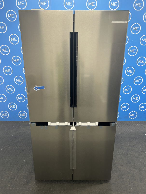 Bosch KFN96VPEAG Series 4 American Fridge Freezer, Stainless Steel, E Rated,  Non-Plumbed - Damaged Item Image