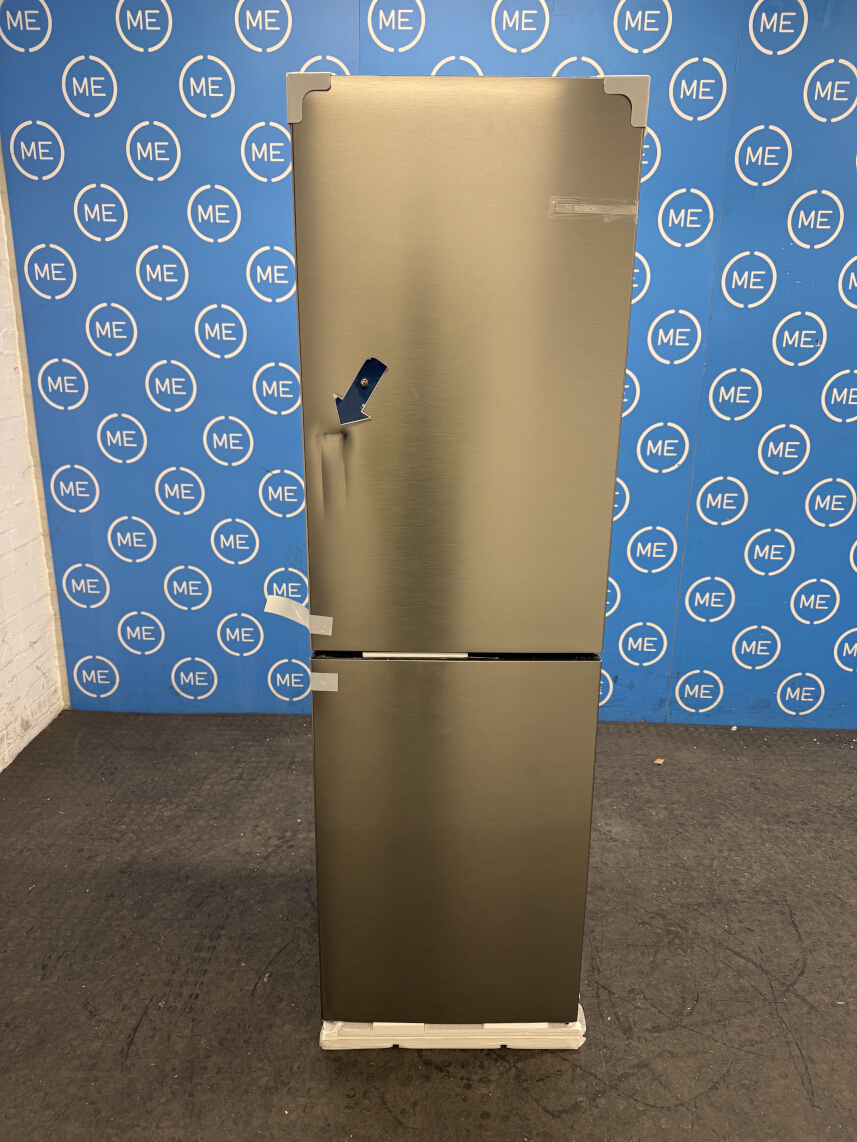 Bosch KGN27NLEAG Series 2 No Frost Fridge Freezer, 50/50, Stainless Steel, E Rated - Damaged Item Image