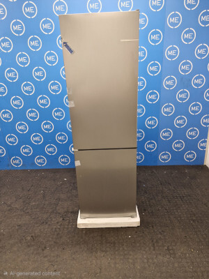 Bosch KGN362LDFG Series 4 No Frost Fridge Freezer, 60/40, Stainless Steel, D Rated - Damaged Item Image
