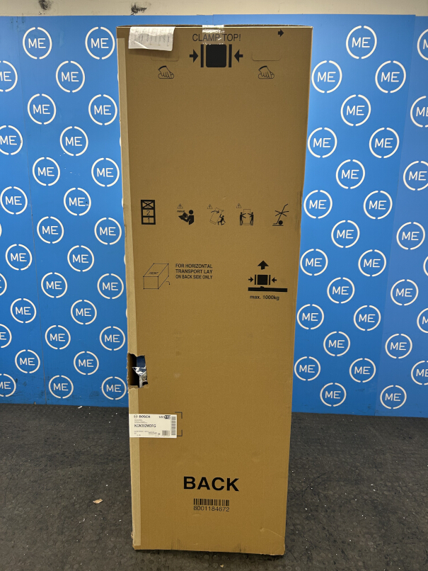 Bosch KGN392WDFG Series 4 No Frost Fridge Freezer, 70/30, White, D Rated - Damaged Item Image