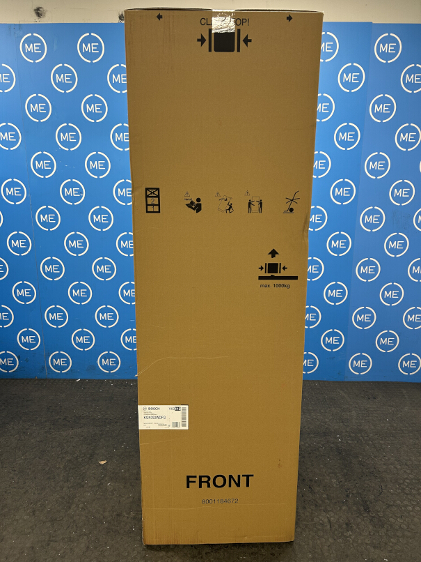 Bosch KGN392WDFG Series 4 No Frost Fridge Freezer, 70/30, White, D Rated - Damaged Item Image