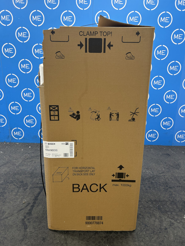 Bosch KIR41NSE0G Series 2 Built-In Larder Fridge, Sliding Hinge, E Rated - Damaged Item Image