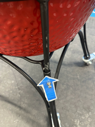 Kamado Joe KJ23RH Classic, Red - Damaged Item Image
