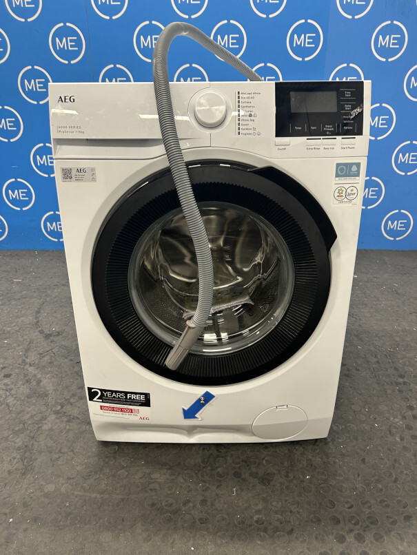 AEG LFR61144B Washing Machine, 10kg, 1400 Spin, White, A Rated - Damaged Item Image