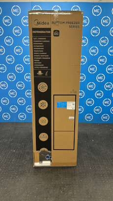 Midea MDRB600MIC46P No Frost Fridge Freezer, 70/30, Silver, C Rated - Damaged Item Image