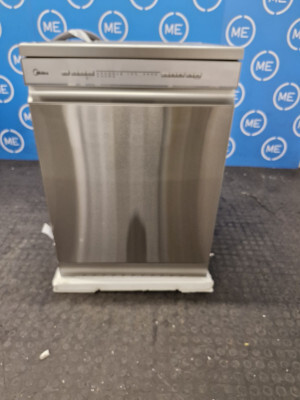 Midea MDWPF1433CXD-UK Dishwasher, 14 Place Settings, Stainless Steel, D Rated - Damaged Item Image