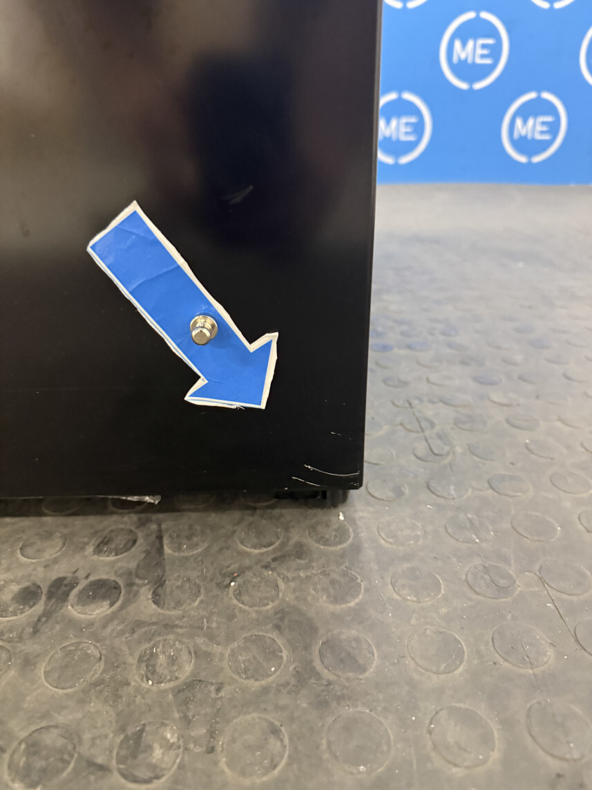Fridgemaster MS91558DEB American Fridge Freezer, Black, E Rated,  Non-Plumbed - Damaged Item Image